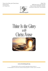 Thine Is the Glory SATB choral sheet music cover